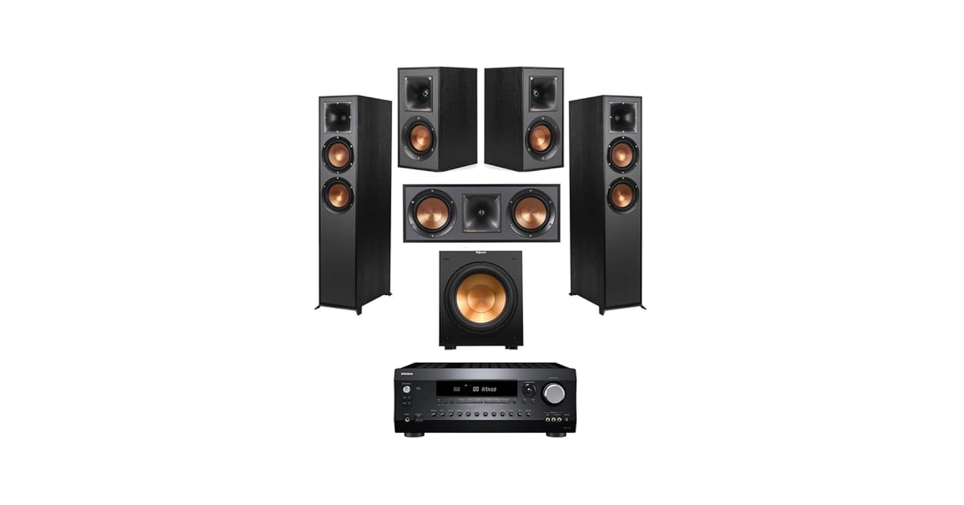 Klipsch Reference Theater 5.1 スピーカーセット Amazon.com: Klipsch Reference Theater Pack 5.1-Channel